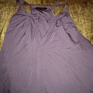 Grayish blue tank top blouse